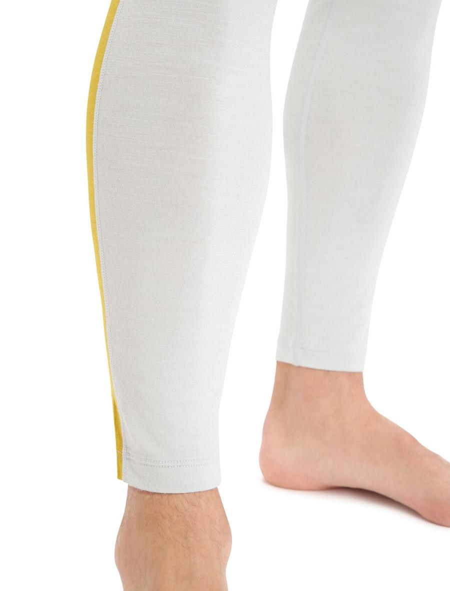 Base Layers Icebreaker Merino 200 Sonebula Thermal Leggings Męskie Złote | PL 1583LISH